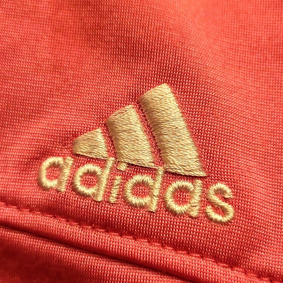 Adidas pink athletic zip up sweater - Picture 3 of 4